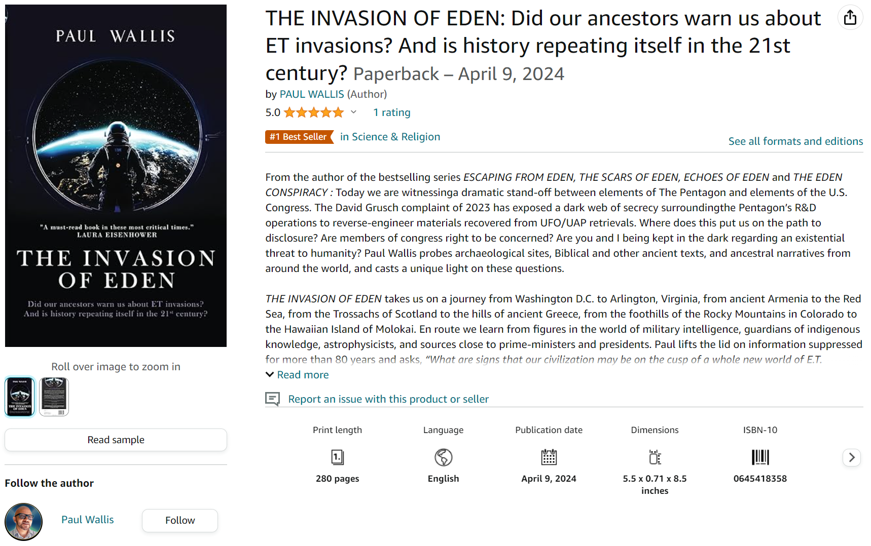 TIOE number one science and religion Apr 10 24