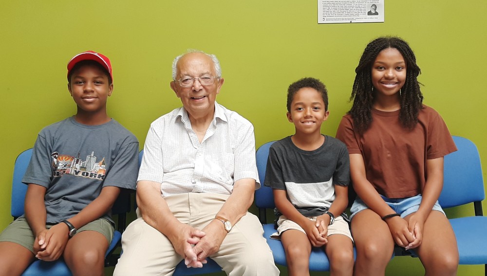 Grandpa And Grand-Kids